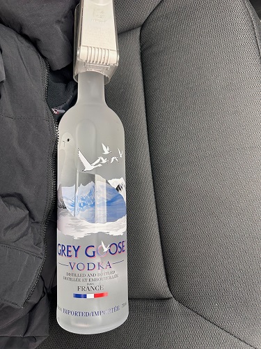 Photo d'une bouteille de vodka Grey Goose