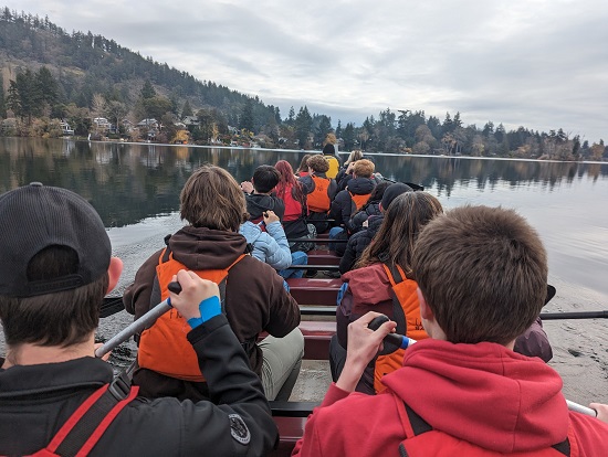 Belmont Students Aboard TL'Chez Spirit 