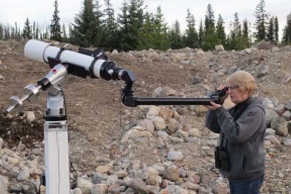 Stock photo of telescope 