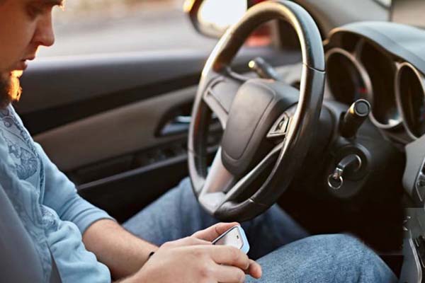 driver on phone