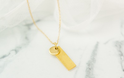Picture of gold necklace