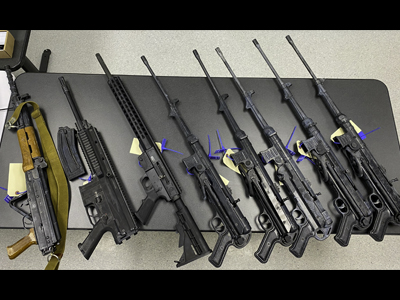 Eight assorted Long Guns