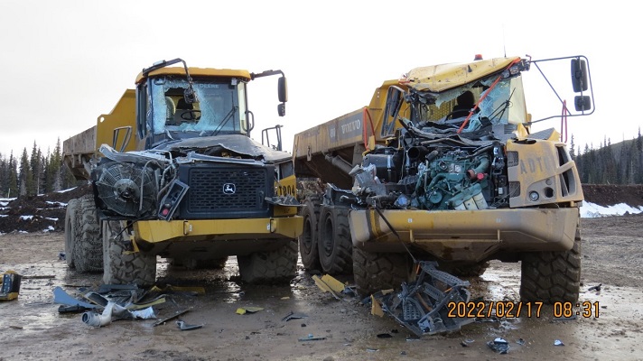 Photo 3 of damaged machinery