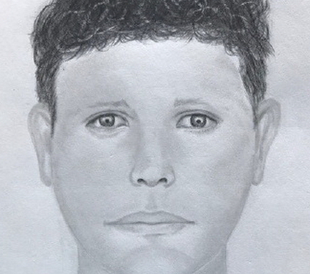 Composite sketch of suspect male