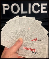 Photo of positive tickets