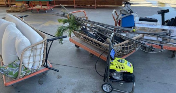 Property that was recovered and returned to Home Depot