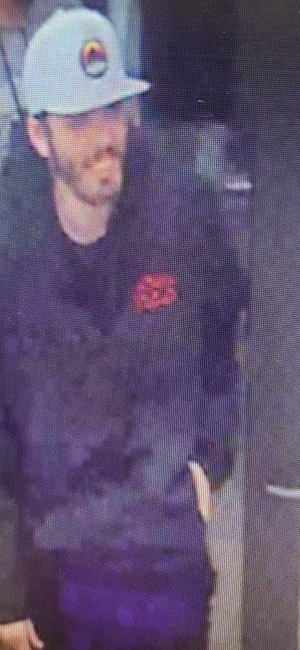 Photo of the suspect in which he is wearing the same clothes as the last time he was seen.